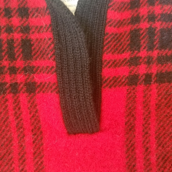 Pendleton Vintage Red Buffalo Plaid Wool Sweater - Picture 10 of 16
